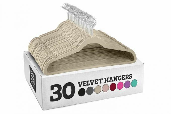 Zober Velvet Hangers 30 Pack - Lieljaudas